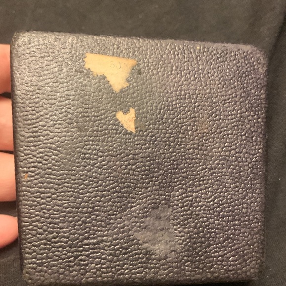 Original Vintage Deluxe Silver Swirl Cufflinks and m/ Tie Clip by Gentry in box - Picture 5 of 5